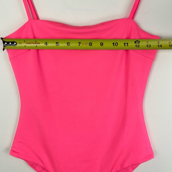 Princess Polly Neon Pink Aarush Bodysuit, Size 4 Small Lined Sleeveless Tank Top - Picture 5 of 11